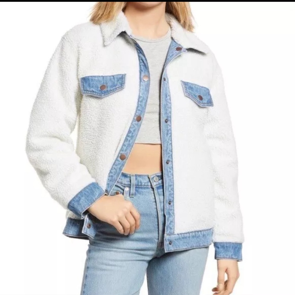 Reversible BP Sherpa and Jean Jacket, NWT